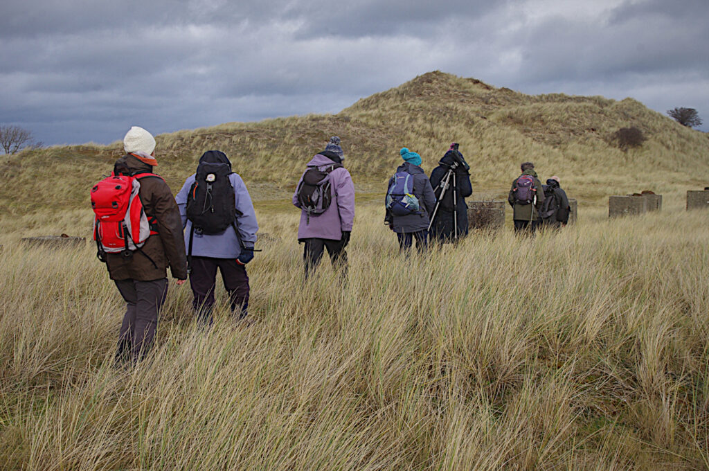 Group of Edinburgh Nats walking