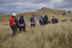 Group of Edinburgh Nats walking